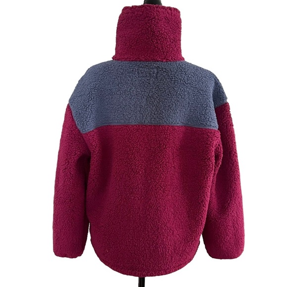 Universal Thread Women's Sherpa Anorak Jacket SZ Small Purple Zip Front NEW - Picture 6 of 9